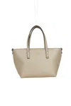 Fendi Selleria Macro Tote Bag In Platinum + Dark Brown