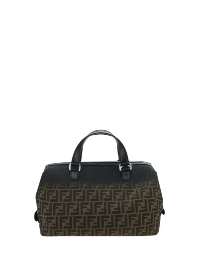 Fendi 'siesta Medium Ff Eclissi' Travel Bag In Tbmr+nr+pall
