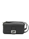 Fendi Black Leather Shoulder Bag