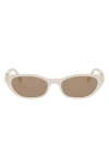 Fendi Baguette 54mm Acetate Cat-eye Sunglasses In Brown