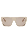 Fendi ' Baguette 54mm Square Sunglasses In Brown