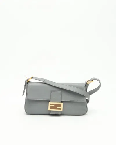 Fendi Baguette Bag In Gray