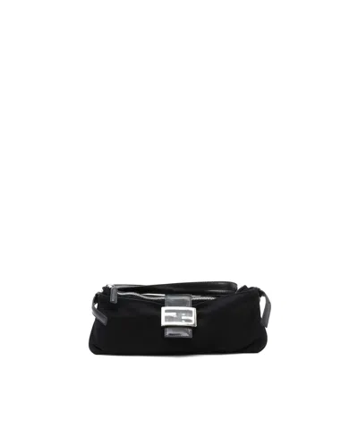 Fendi Baguette Bag In Black