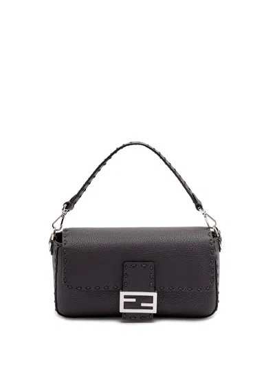 Fendi `baguette` Bag In Gray