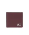 Fendi Baguette Bi-fold Wallet In Red