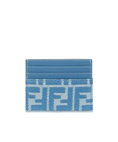 FENDI FENDI BAGUETTE FF JACQUARD CARD CASE