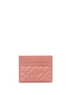 Fendi Slim Compact Leather Wallets In Pink
