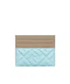 Fendi Baguette Card Holder In Blue