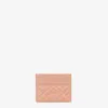 Fendi Rectangular Card Holder In Pink