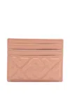 Fendi Rectangular Card Holder In Pink
