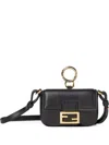 Fendi Baguette Charm Bag In Black