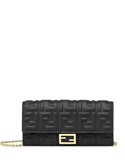 Fendi Baguette Continental Chain Wallet