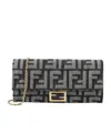 Fendi Baguette Continental Cross Body Bag In Multi