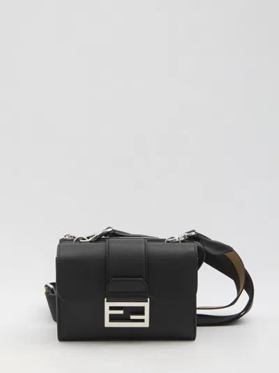Fendi Baguette Double Bag In Black