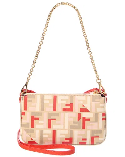 Fendi Baguette Ff Jacquard Pouch In F1sy7