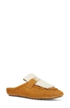 Fendi Baguette Muller Shoes In Caramello/latte