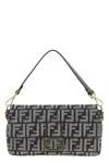 Fendi 'baguette' Medium Handbag In Black