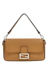 Fendi Baguette Medium Shoulder Bag In Sand