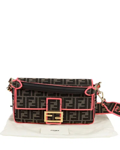 Fendi Baguette Medium Tote Shoulder Bag (authentic Pre-loved) In Black