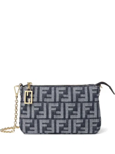 Fendi Baguette Mini Bag In Blue