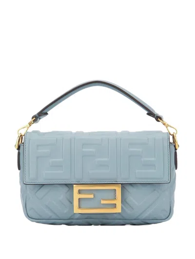 FENDI FENDI BAGUETTE MINI LEATHER HANDBAG
