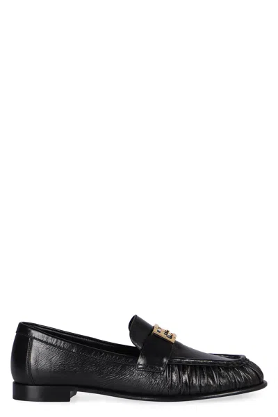 Fendi Baguette Mini Moccasins In Nappa In Animal Print