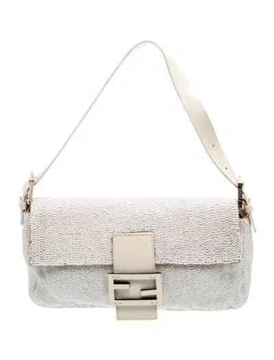 Pre-owned Fendi Baguette In Neutral