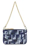 Fendi Baguette Pouch With Chain Mini Bag