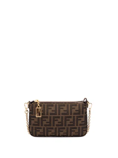 Fendi `baguette` Pouch In Brown