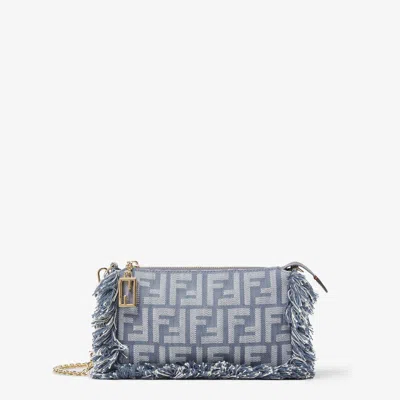 Fendi Baguette Pouch Tessuto Ff Qb4