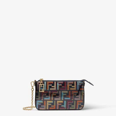 Fendi Baguette Pouch Tessuto Lame F