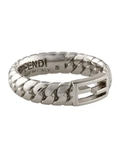 Pre-owned Fendi Baguette Ring In Multi