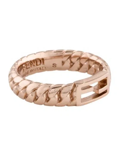 Pre-owned Fendi Baguette Ring In Multi