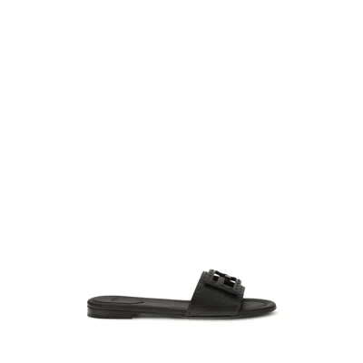 Fendi Baguette Sandals In Black