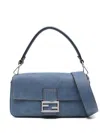 Fendi Women Baguette Leather Shoulder Bag
