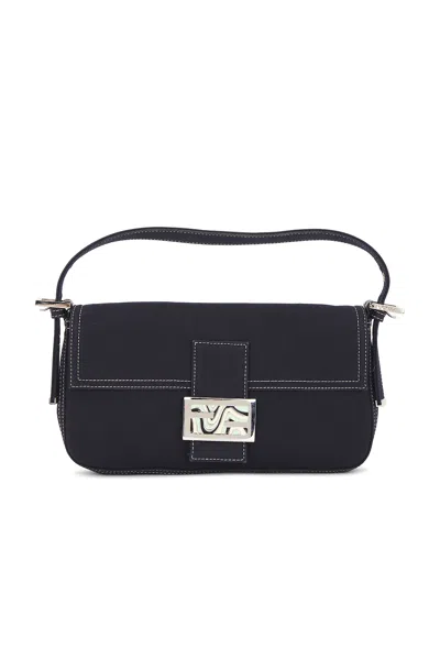 Pre-owned Fendi Baguette Shoulder Bag In Blue