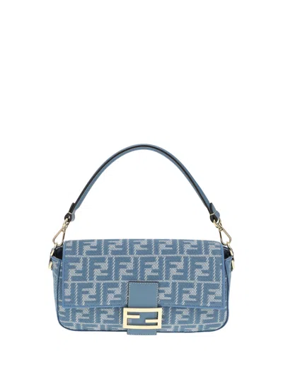 Fendi Baguette Shoulder Bag In Blue