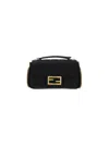 Fendi Baguette Shoulder Bag In Cfj Black Ovibr