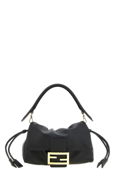 Fendi 'baguette Soft Piccola' Handbag In Black