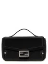 Fendi Baguette Soft Trunk Crossbody Bags Black