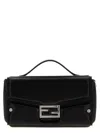 Fendi Baguette Soft Trunk Crossbody Bags Black