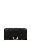Fendi Baguette Wallet In Black