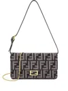Fendi Baguette Wallet On Chain In Blue