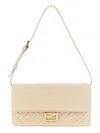 Fendi 'baguette' Wallet On Chain In Neutral