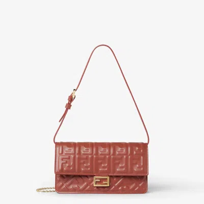 FENDI FENDI "BAGUETTE" WALLET WITH CHAIN