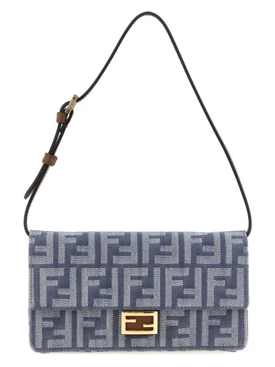 Fendi Baguette Wallets And Card Holders Blue