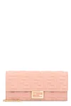 Fendi Baguettewallet On Chain In Brown
