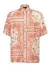 Fendi Bandana-print Short-sleeve Shirt In Multi