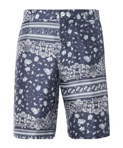 FENDI FENDI BANDANA PRINTED BERMUDA SHORTS