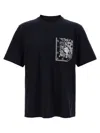 Fendi 'floral Pocket' Crew Neck T-shirt